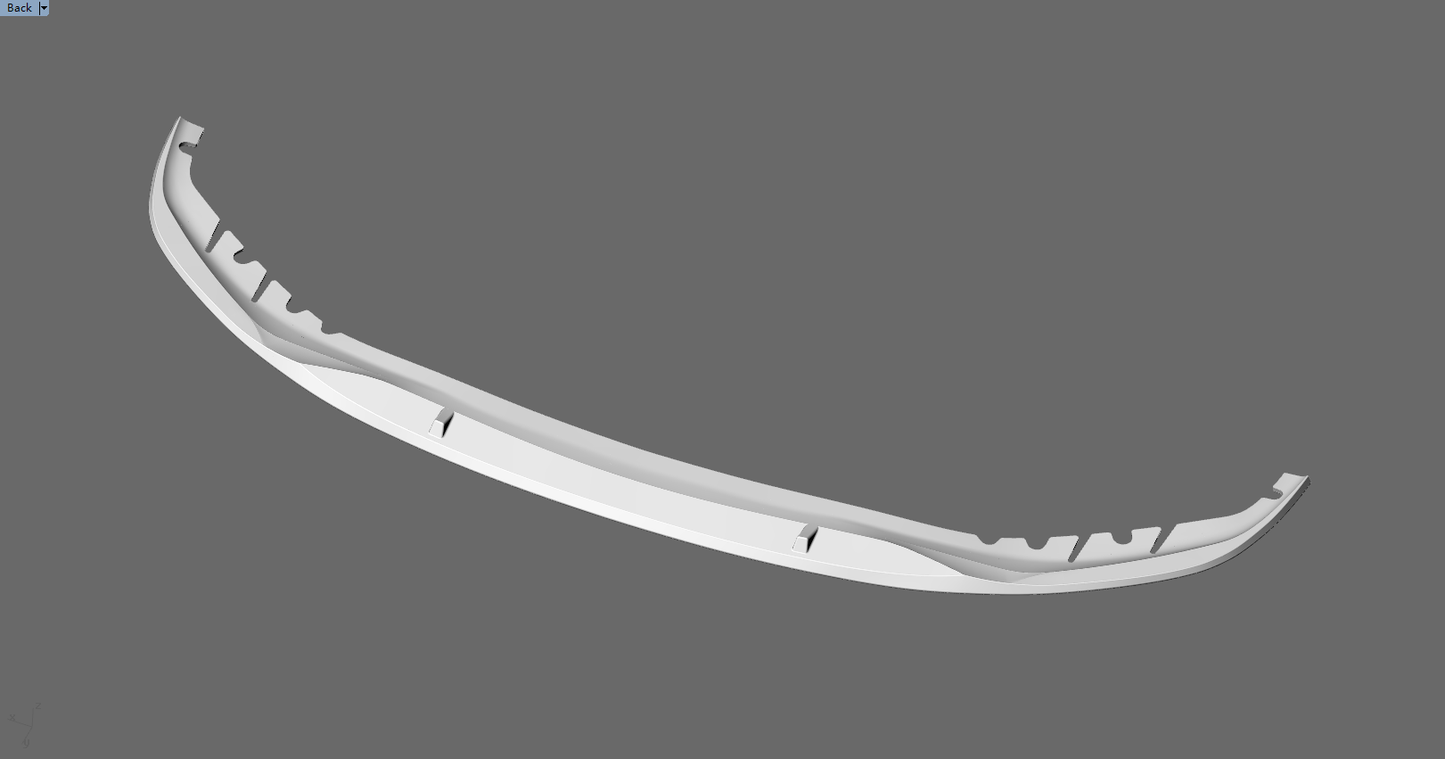 BMW G30 5-Series - Wet Carbon Fiber Front Lip