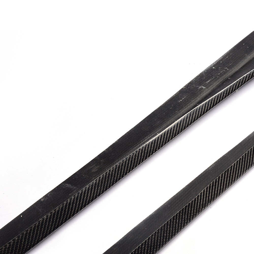 BMW 6-Series M-Sport - V-Style Wet Carbon Fiber Side Skirts