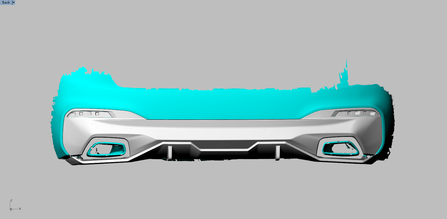BMW G30 5-Series - MP Style Wet Carbon Fiber Rear Diffuser