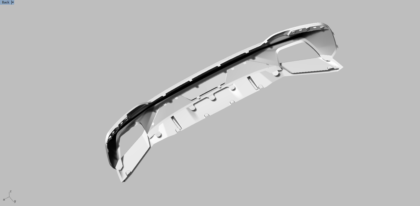 BMW G30 5-Series - MP Style Wet Carbon Fiber Rear Diffuser