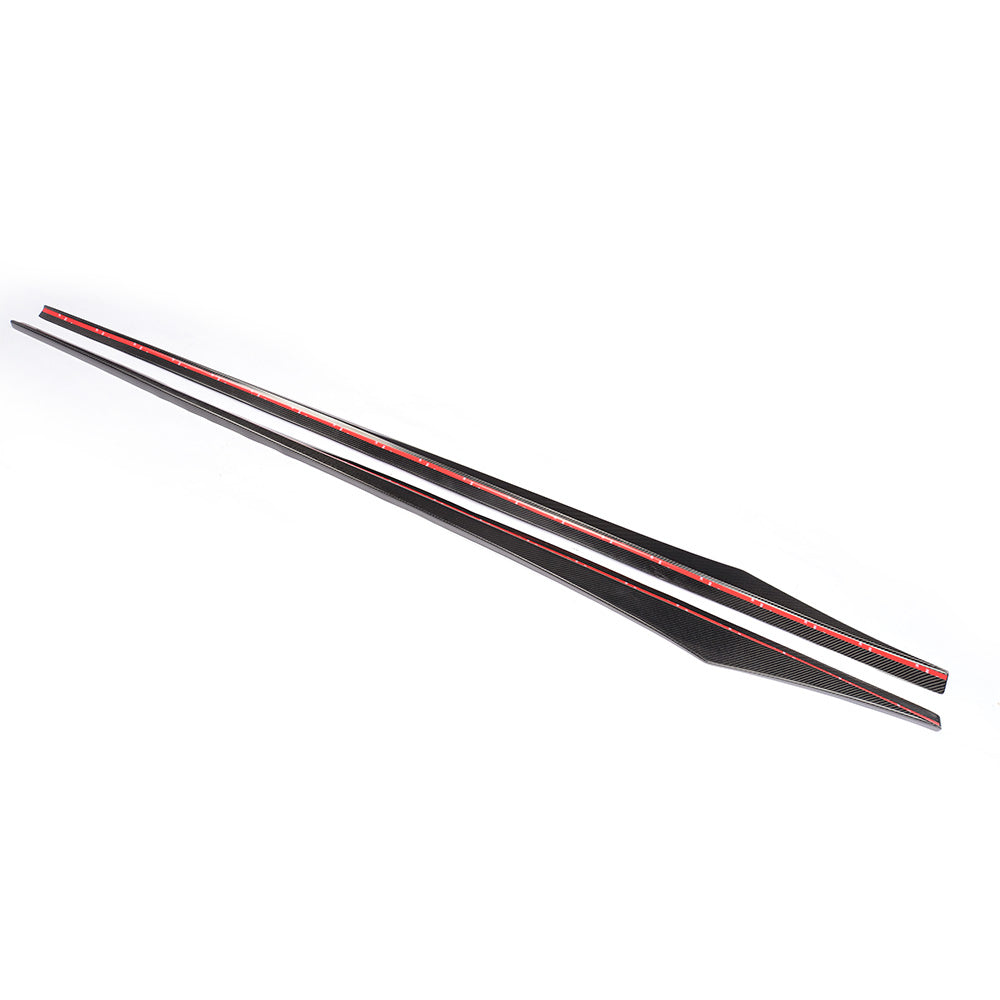 BMW 6-Series M-Sport - V-Style Wet Carbon Fiber Side Skirts