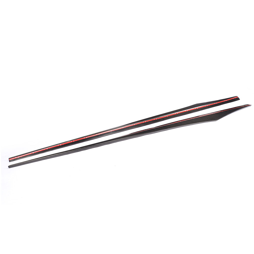 BMW 6-Series M-Sport - V-Style Wet Carbon Fiber Side Skirts