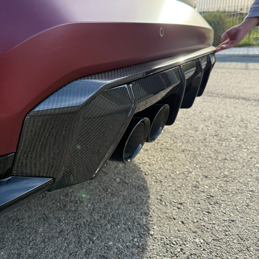 MP Style Carbon Fiber Rear Diffuser -- For BMW G80 M3 & G82/G83 M4