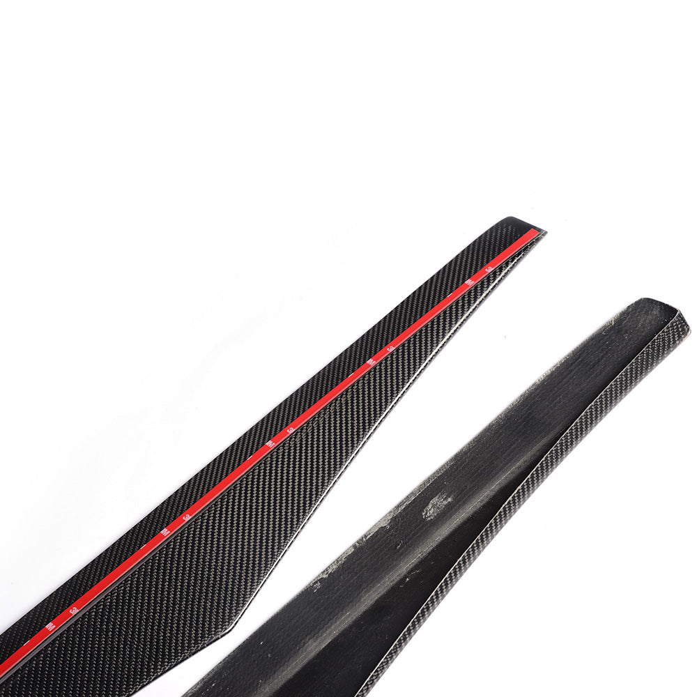 BMW 6-Series M-Sport - V-Style Wet Carbon Fiber Side Skirts