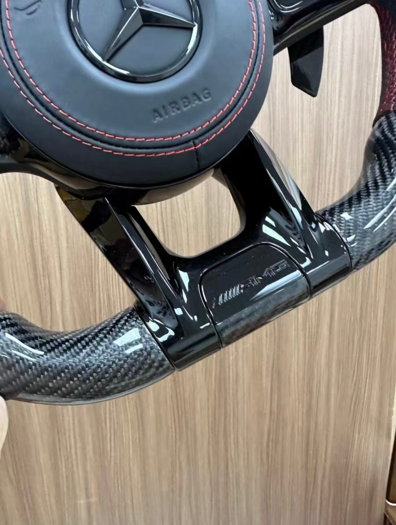 Mercedes Benz AMG 19-22 Facelift C/E/S/CLS/GT Carbon Fiber Steering Wheel