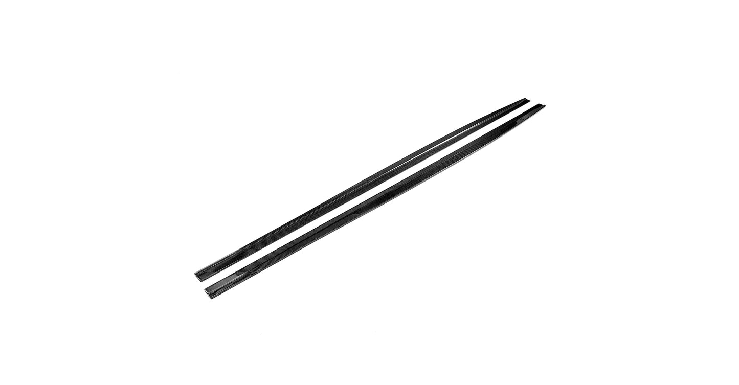 BMW G30 5-Series / BMW F90 M5 - P Style Wet Carbon Fiber Side Skirts