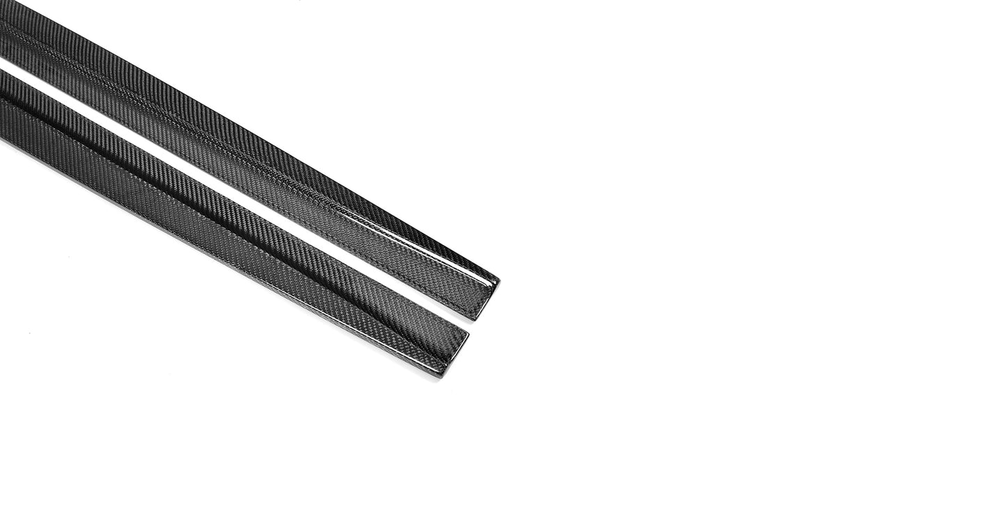 BMW G30 5-Series / BMW F90 M5 - P Style Wet Carbon Fiber Side Skirts