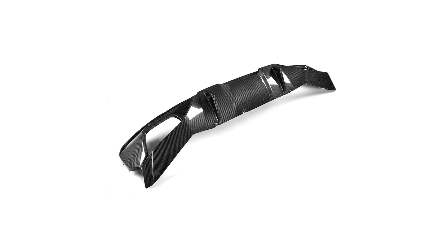 BMW G30 5-Series - MP Style Wet Carbon Fiber Rear Diffuser