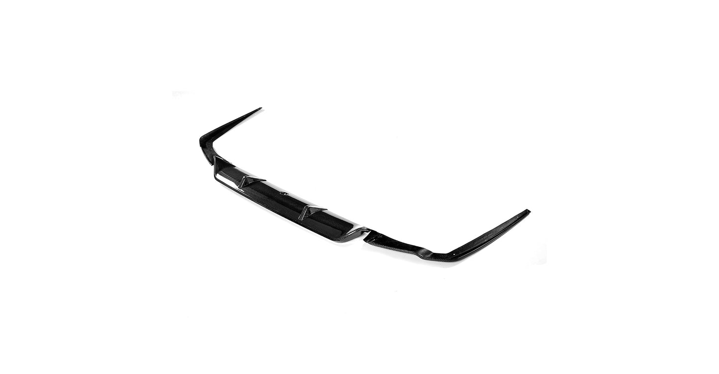 BMW G30 5-Series - V-Style Wet Carbon Fiber Front Lip