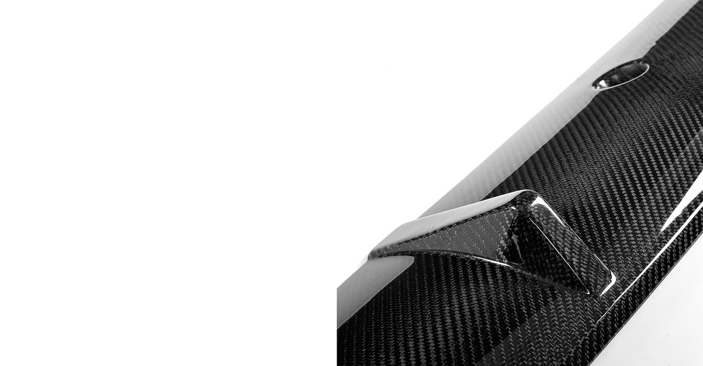 BMW G30 5-Series - V-Style Wet Carbon Fiber Front Lip