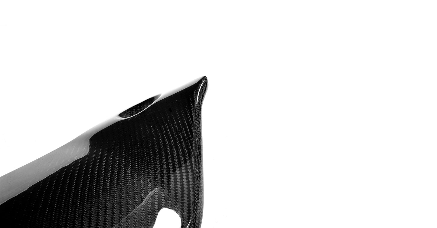 BMW G30 5-Series - V-Style Wet Carbon Fiber Front Lip