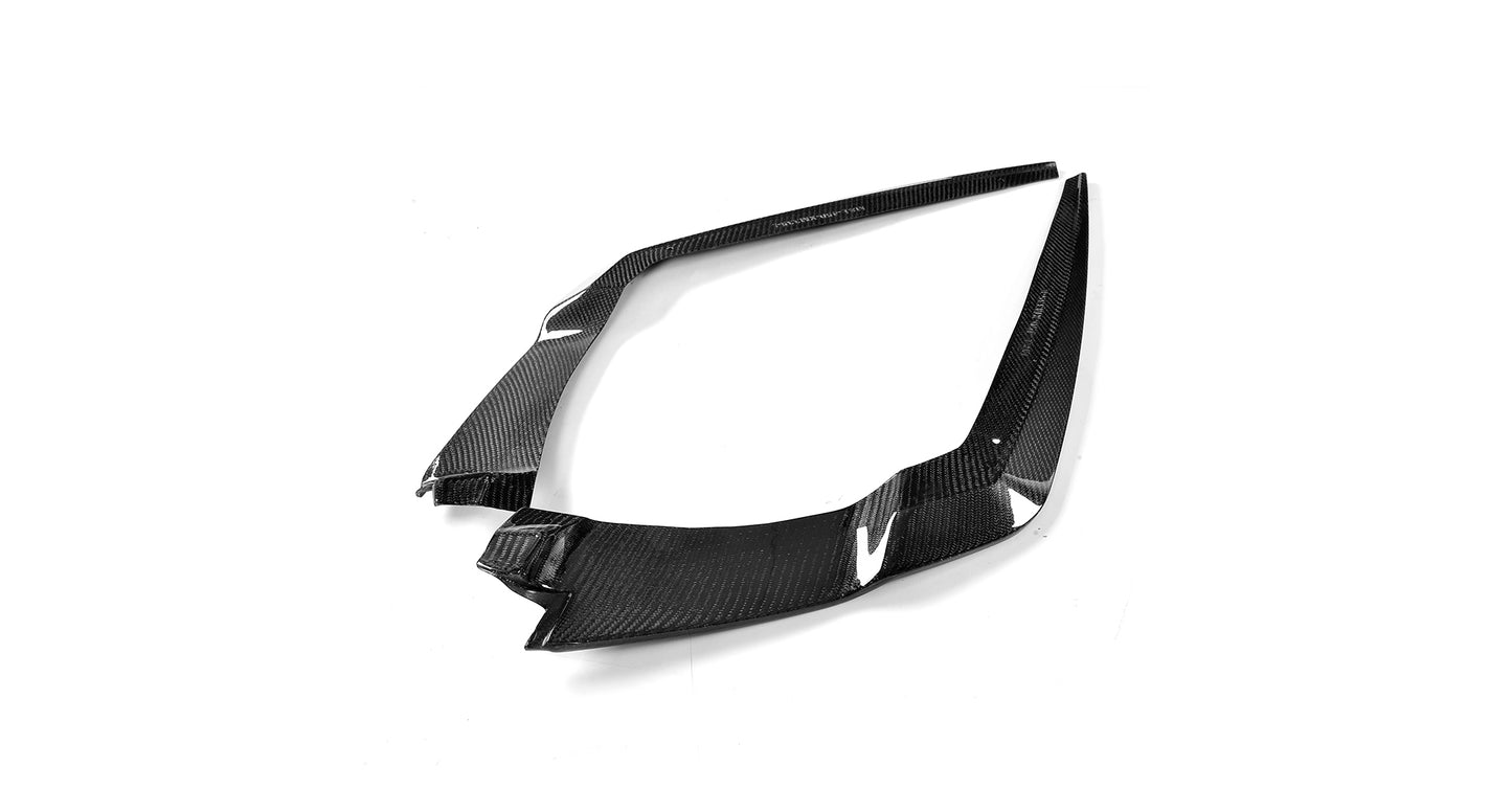 BMW G30 5-Series - V-Style Wet Carbon Fiber Front Lip