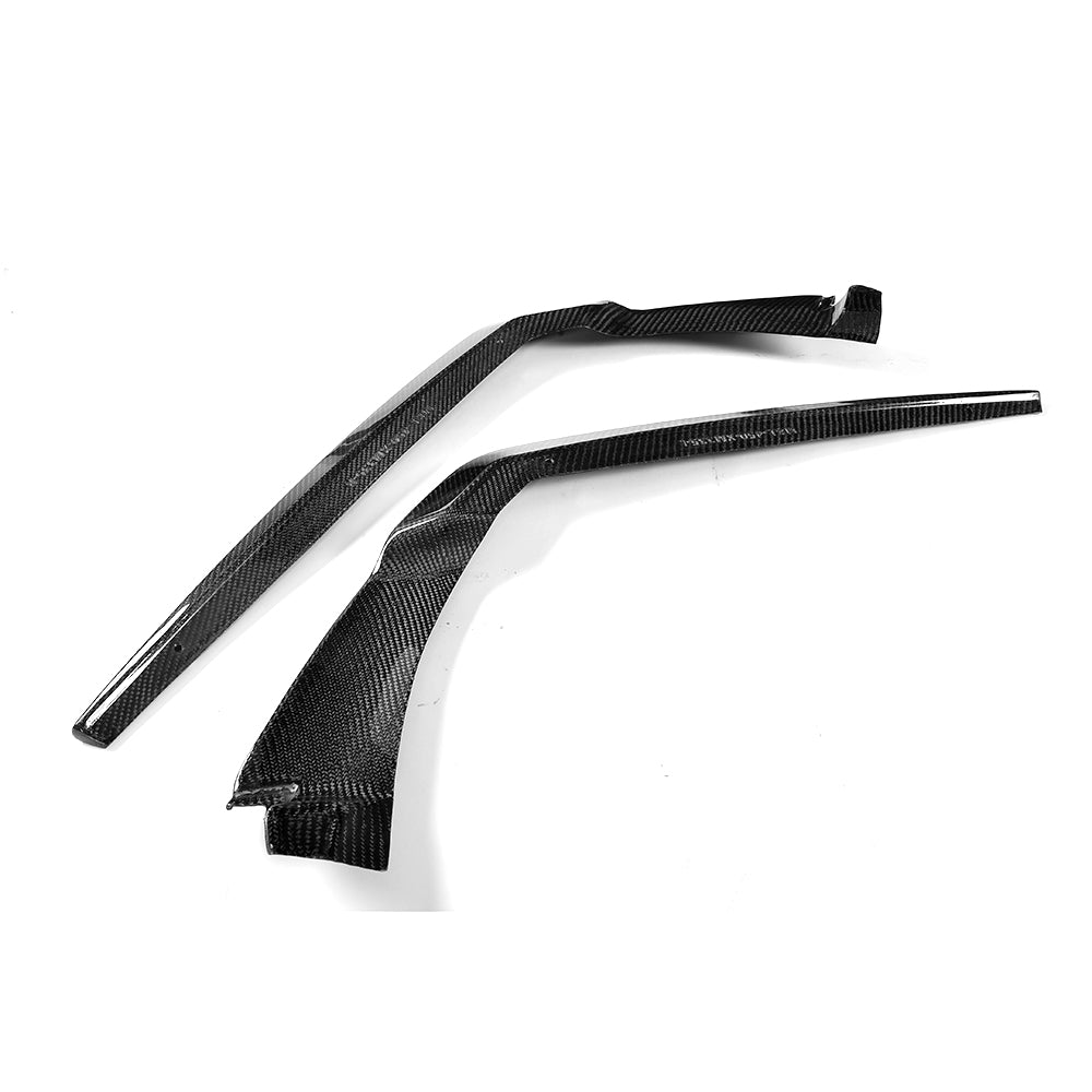 BMW G30 5-Series - V-Style Wet Carbon Fiber Front Lip