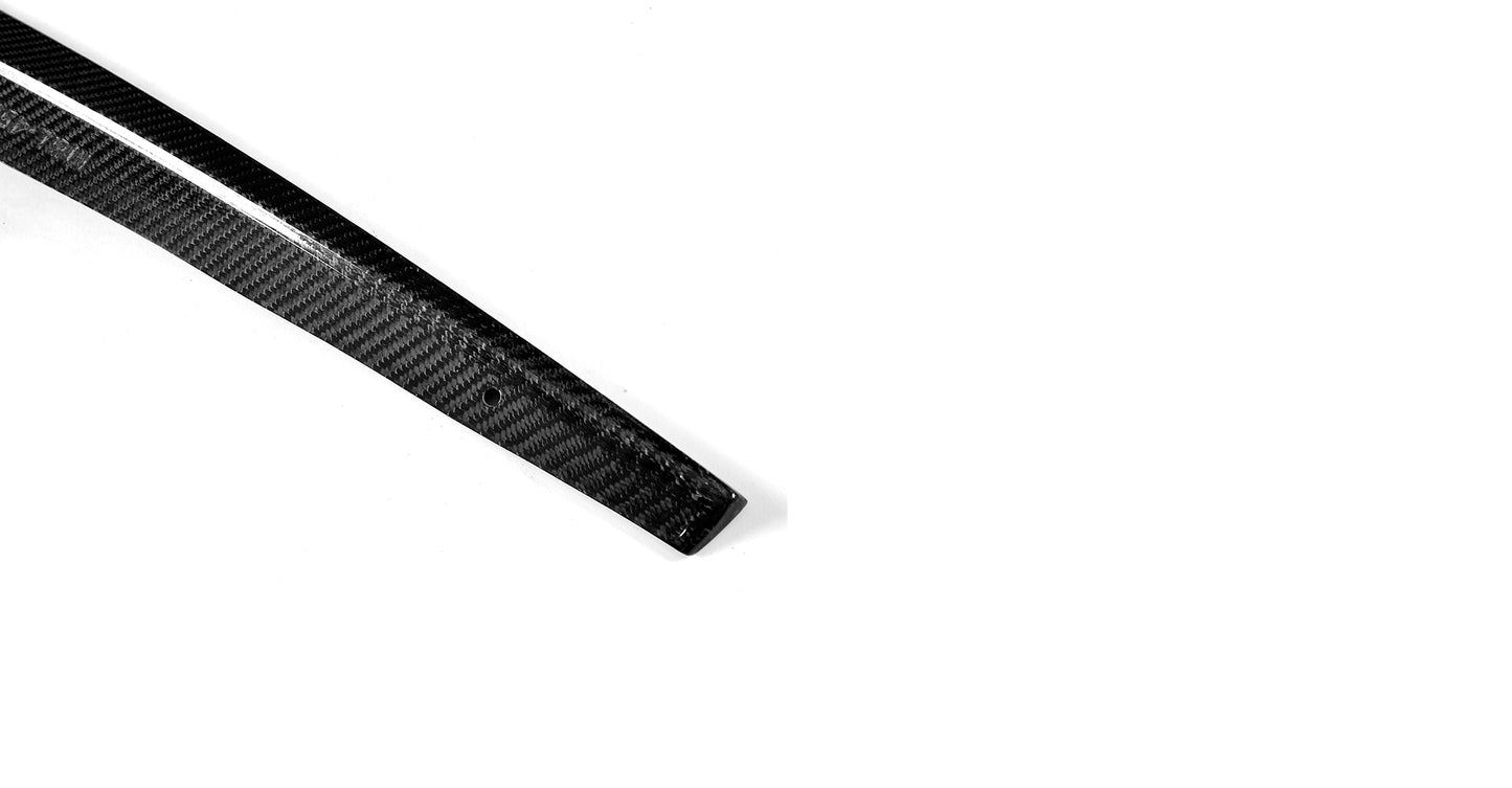 BMW G30 5-Series - V-Style Wet Carbon Fiber Front Lip