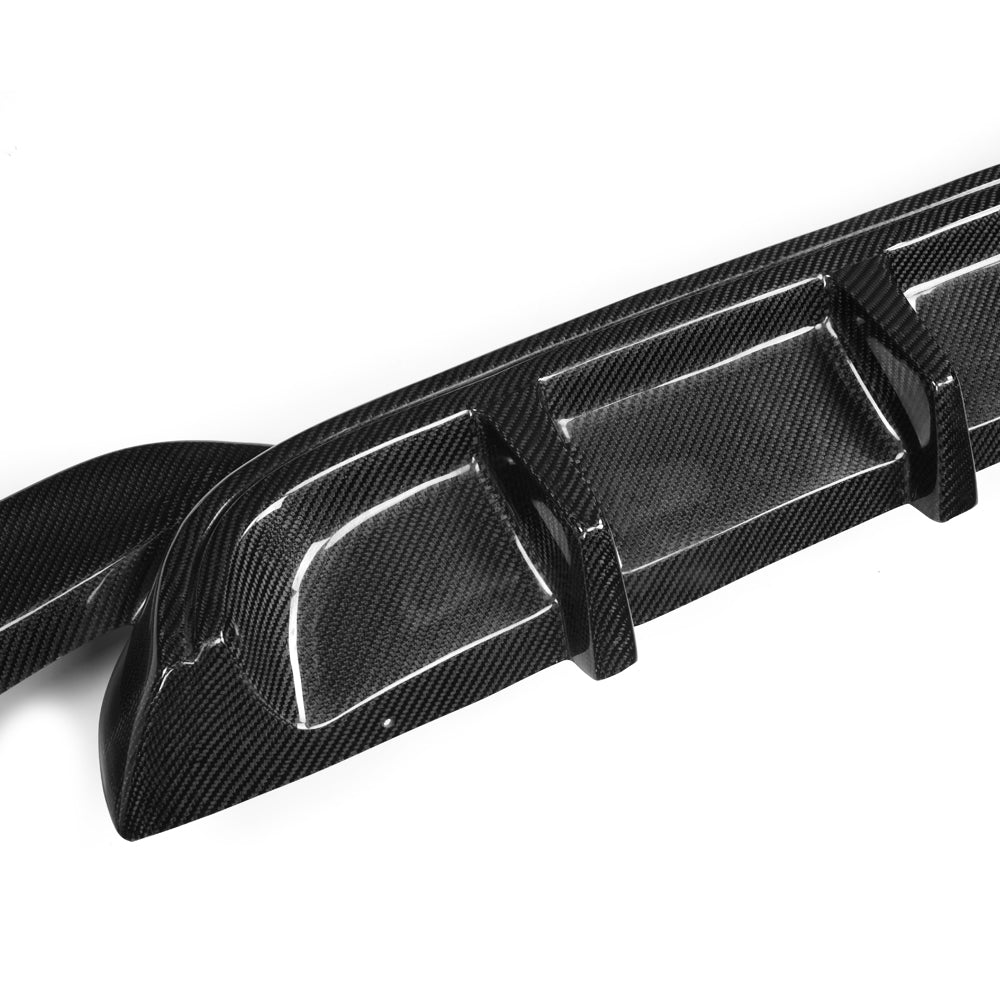 BMW 6-Series M-Sport - AK Style Wet Carbon Fiber Rear Diffuser