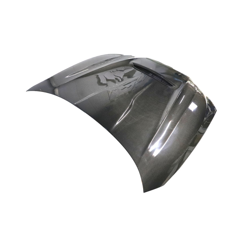BMW G22 / G23 4-Series - GTS Style Double Sided Dry Carbon Fiber Hood