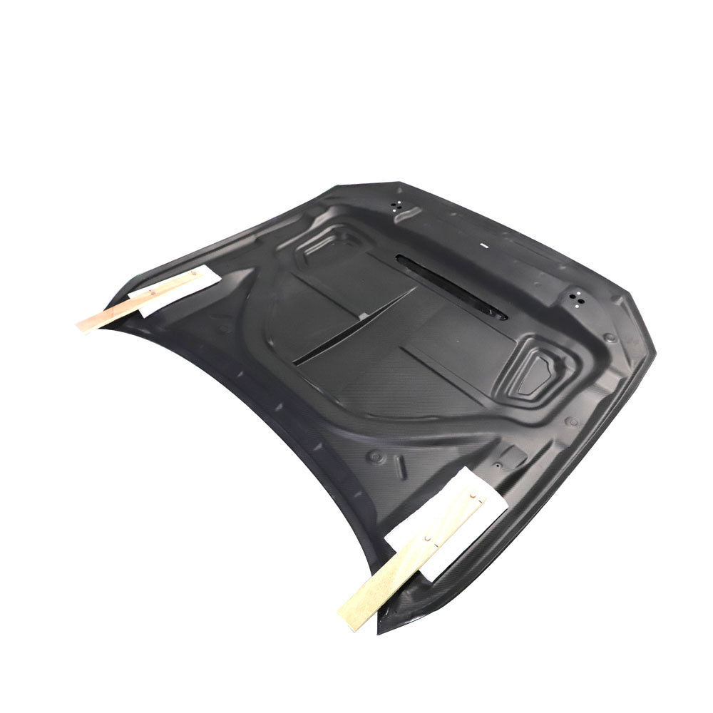 BMW G22 / G23 4-Series - GTS Style Double Sided Dry Carbon Fiber Hood