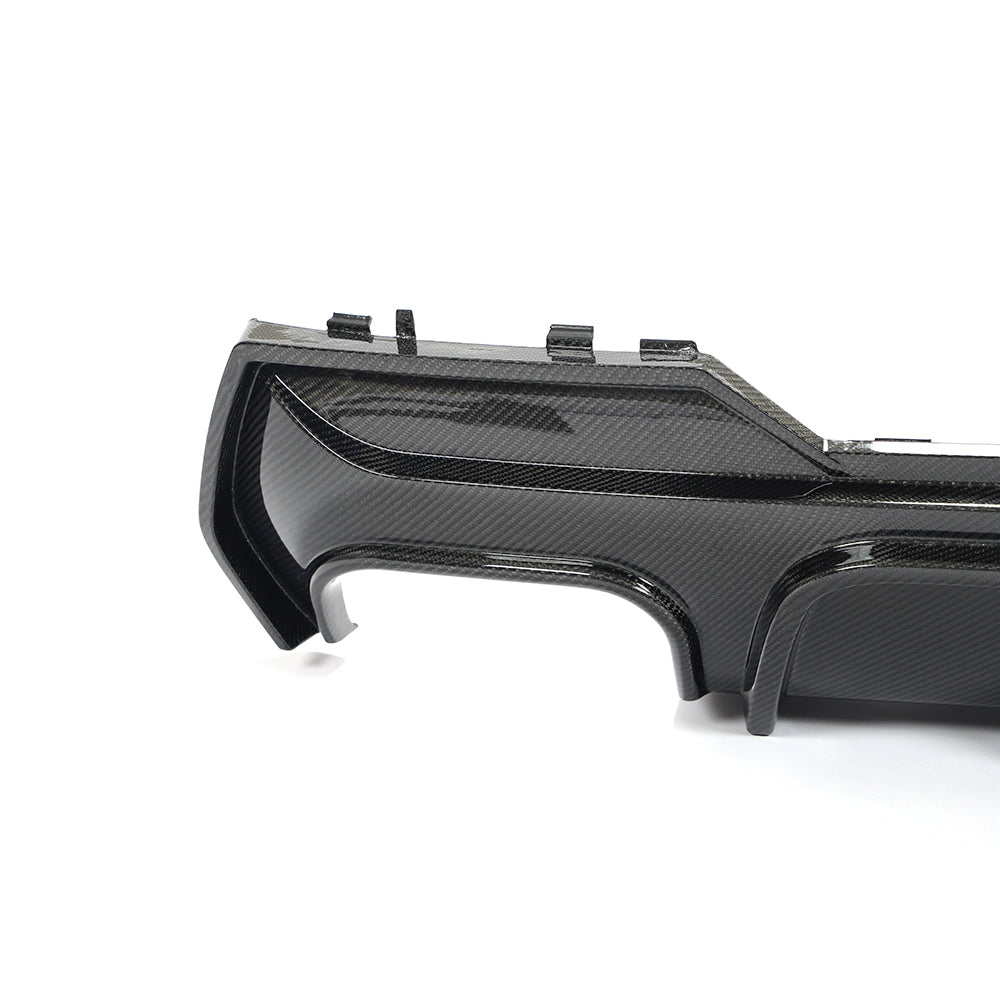 BMW G22 / G23 4-Series M-Sport - F1 Style LED Carbon Fiber Rear Diffuser