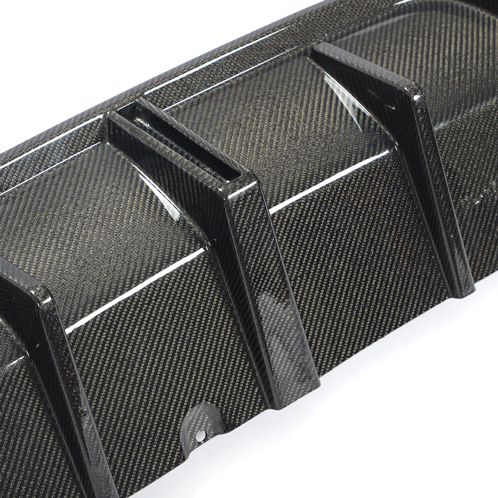 BMW G22 / G23 4-Series M-Sport - F1 Style LED Carbon Fiber Rear Diffuser