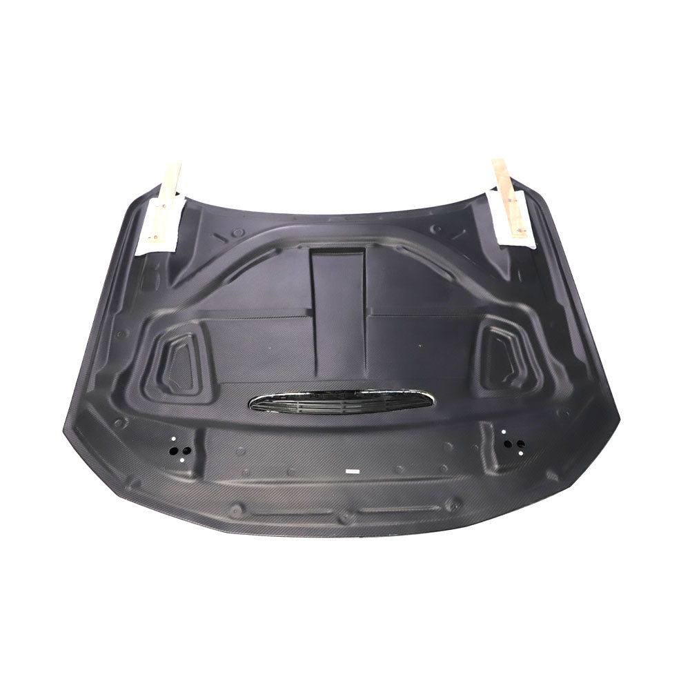 BMW G22 / G23 4-Series - GTS Style Double Sided Dry Carbon Fiber Hood
