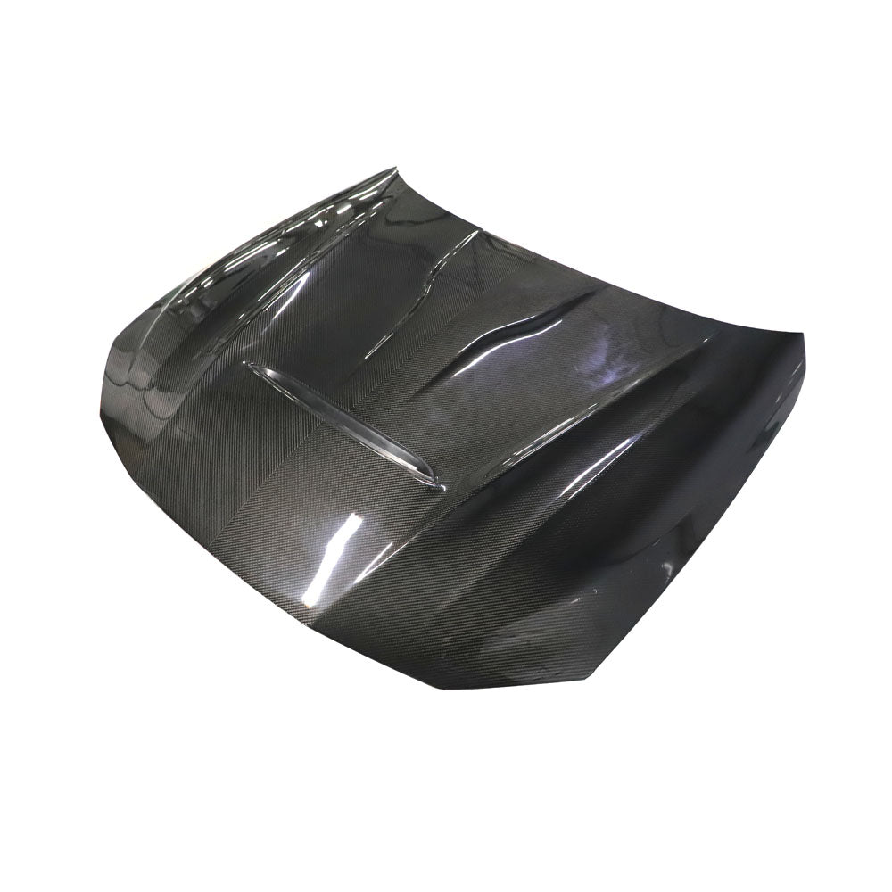 BMW G22 / G23 4-Series - GTS Style Double Sided Dry Carbon Fiber Hood