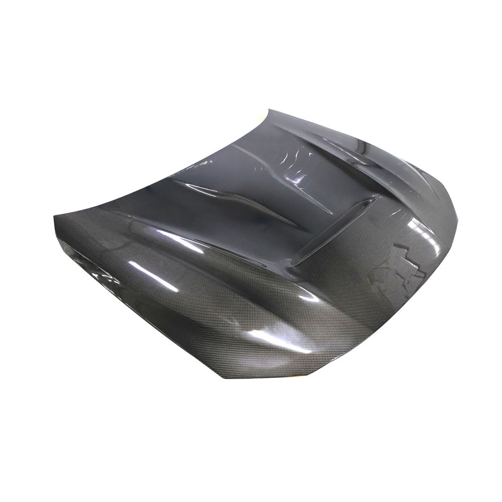 BMW G22 / G23 4-Series - GTS Style Double Sided Dry Carbon Fiber Hood