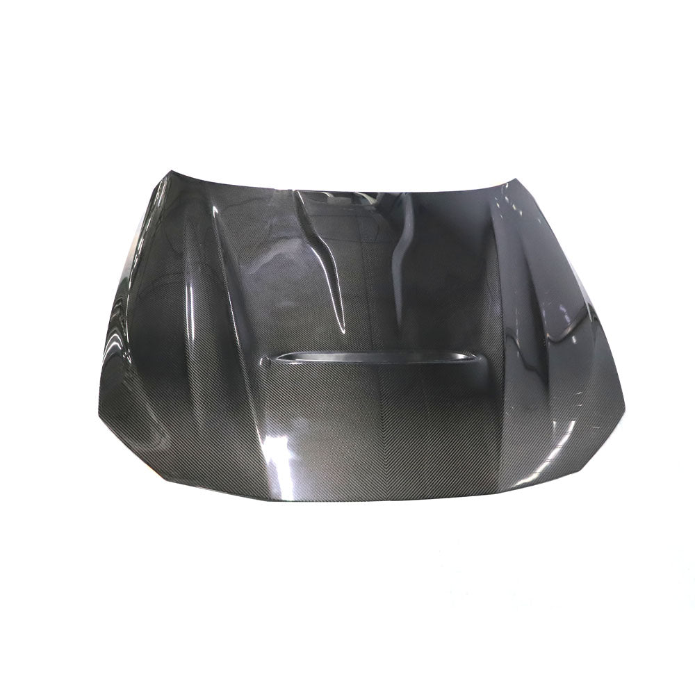 BMW G22 / G23 4-Series - GTS Style Double Sided Dry Carbon Fiber Hood