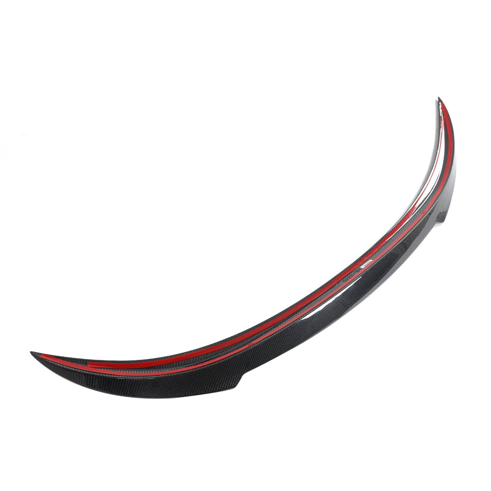 BMW 8-Series G15 / M8 F92 - V-Style Wet Carbon Fiber Rear Trunk Spoiler