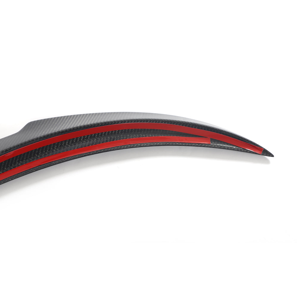 BMW 8-Series G15 / M8 F92 - V-Style Wet Carbon Fiber Rear Trunk Spoiler