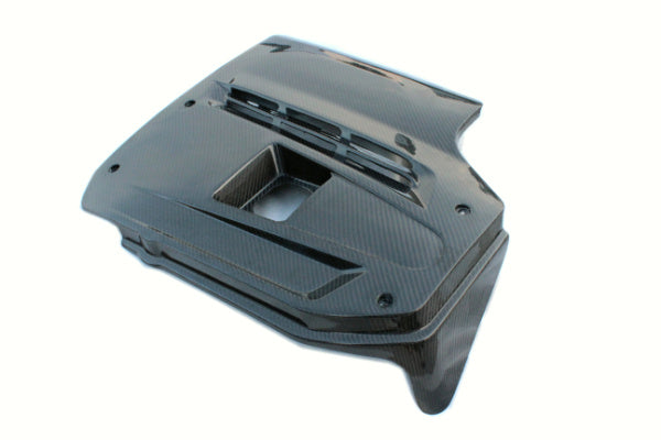 BMW F10 5-Series M-Sport - Engine Cover Style Wet Carbon Fiber Engine Cover