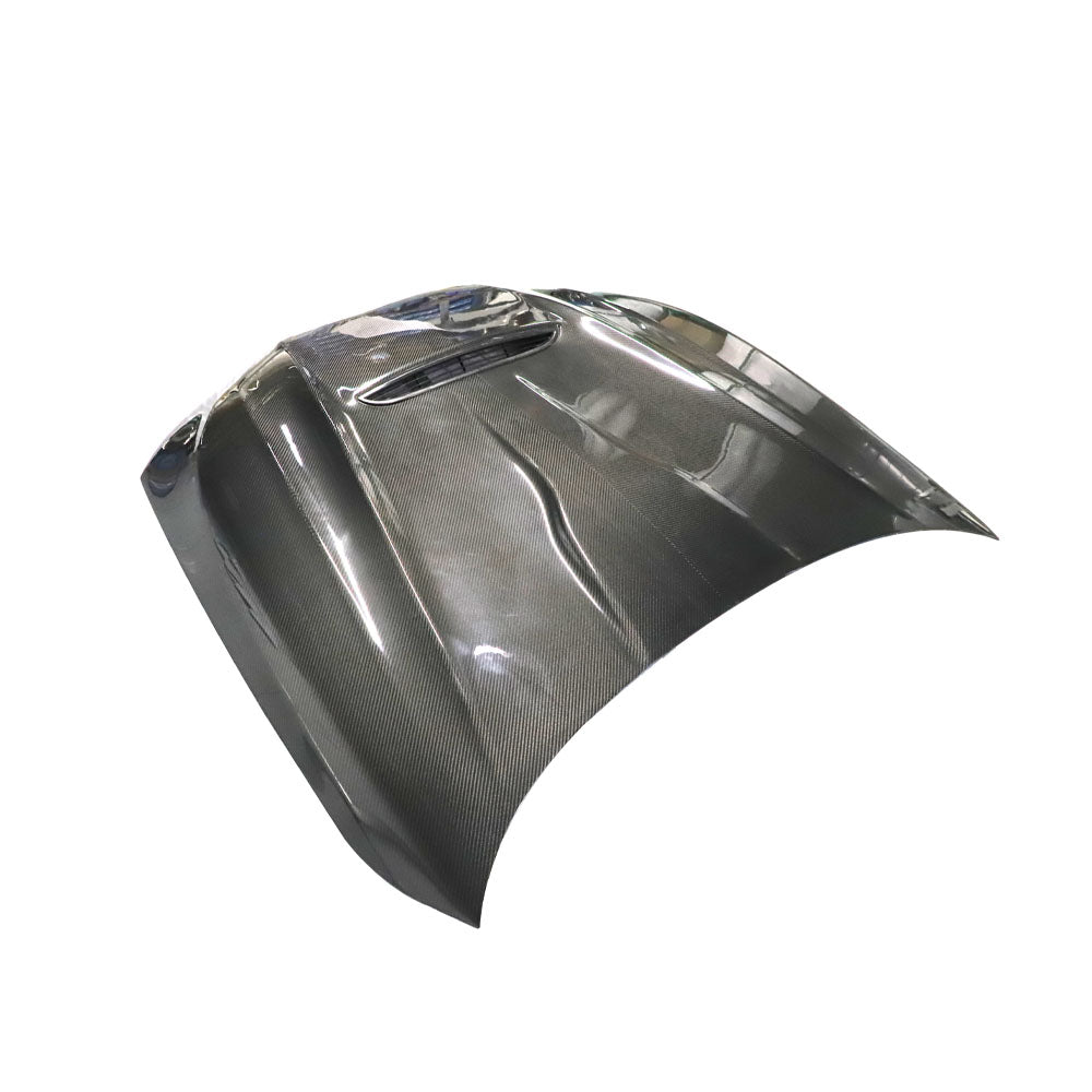 BMW G22 / G23 4-Series - GTS Style Double Sided Dry Carbon Fiber Hood