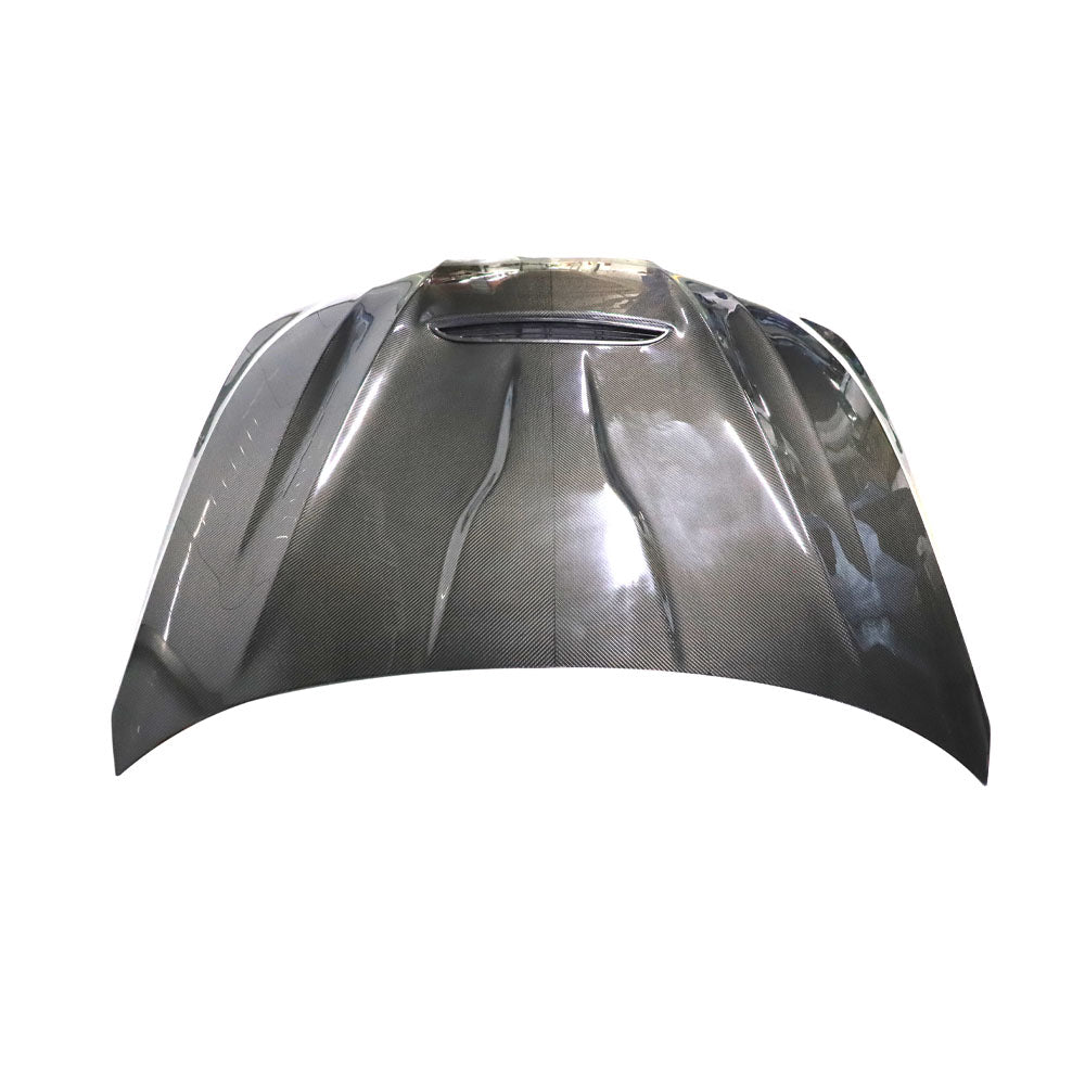 BMW G22 / G23 4-Series - GTS Style Double Sided Dry Carbon Fiber Hood