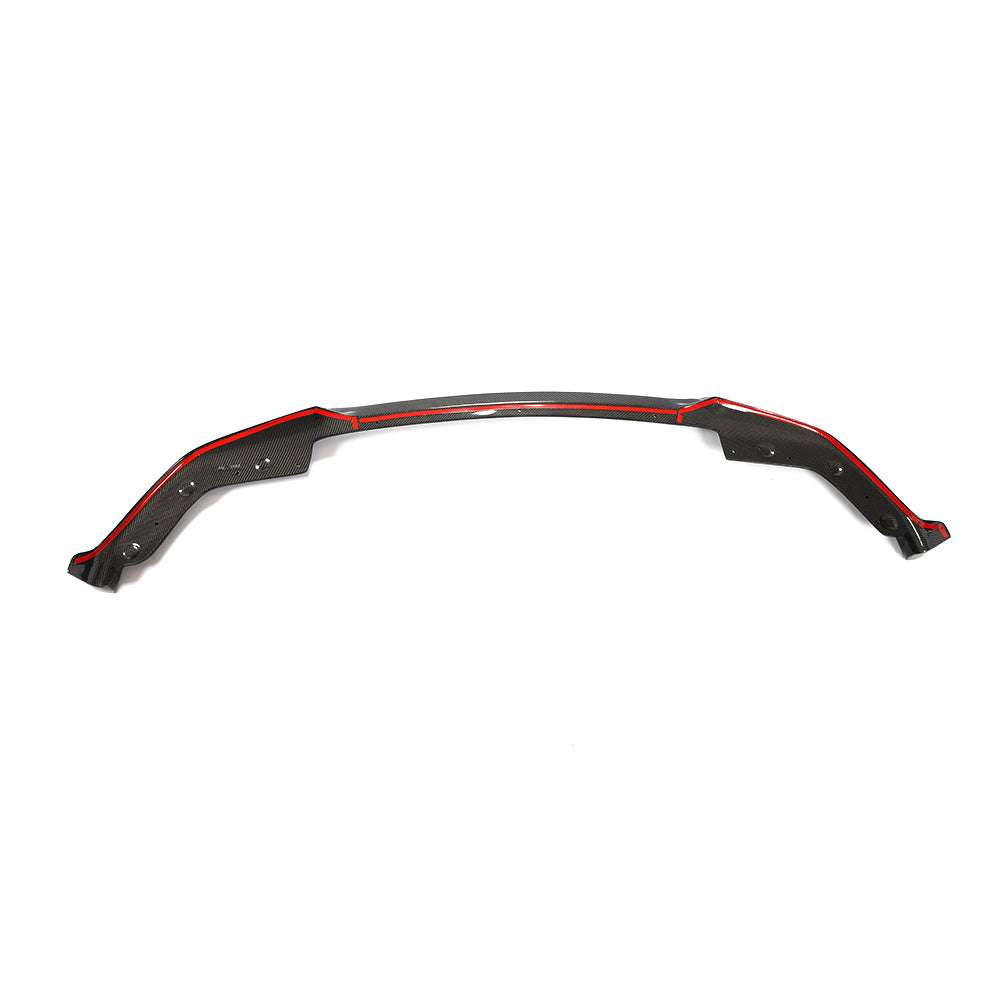BMW G20 3 Series - Single Side Wet Carbon Fiber Front Lip Design One