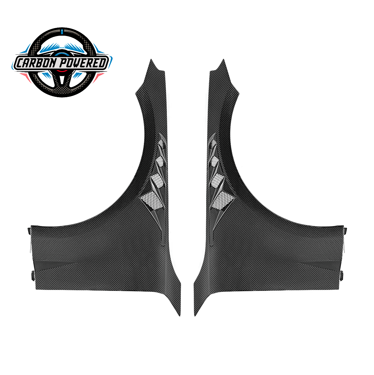 Alpha N Style Carbon Fiber Front Fenders -- For BMW G87 M2