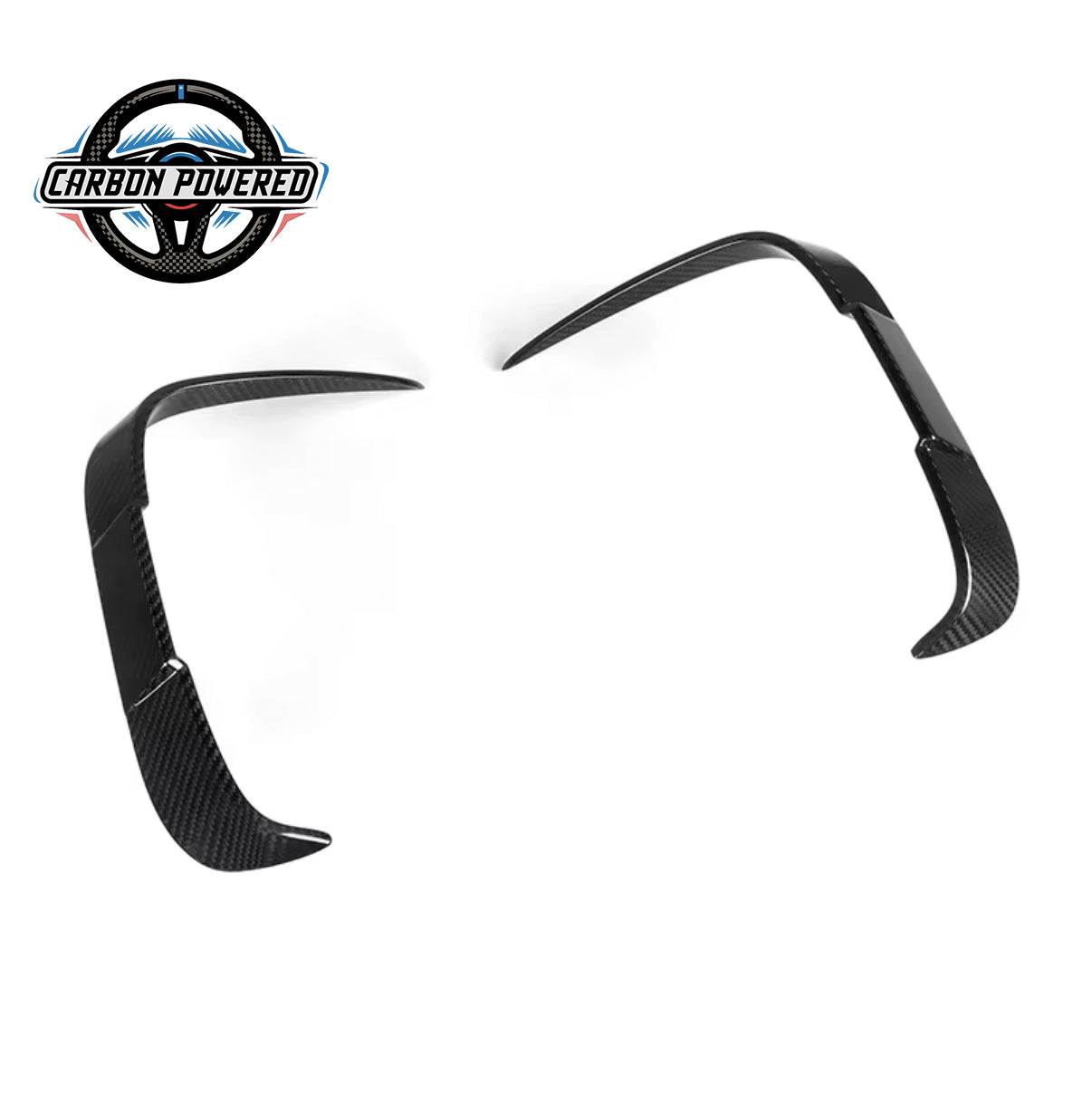 SQ Style Carbon Fiber Front Canards -- For BMW F87 M2