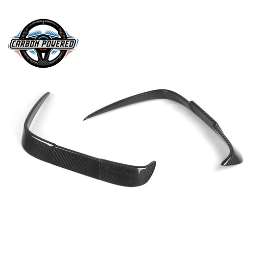 SQ Style Carbon Fiber Front Canards -- For BMW F87 M2