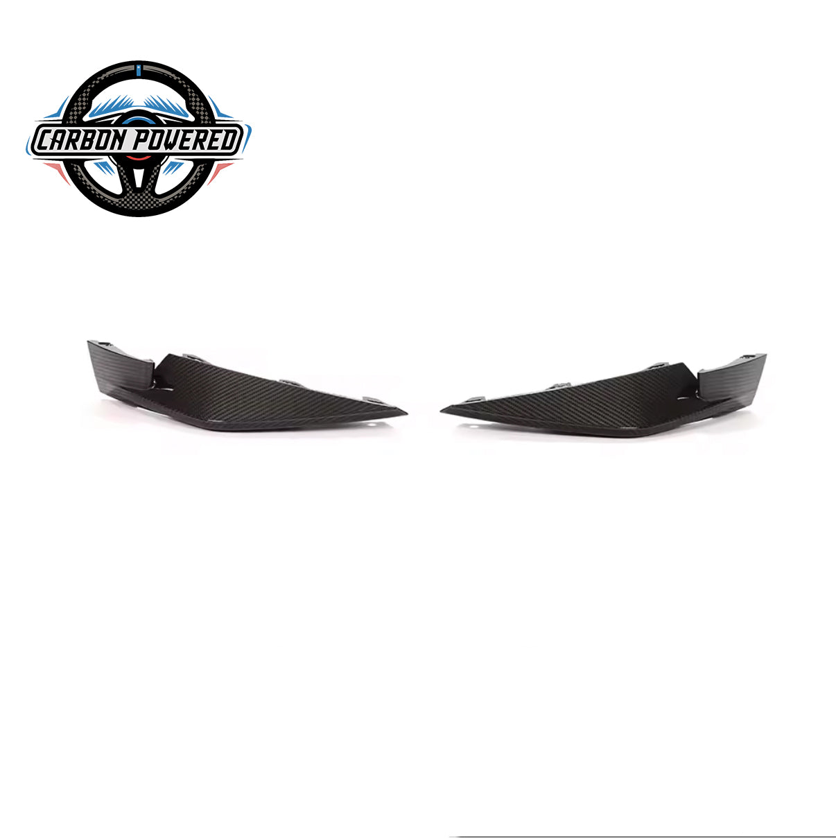 MP Style Carbon Fiber Front Splitters -- For BMW F87 M2 & M2 Competition