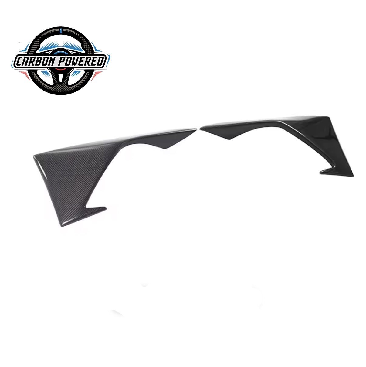 Carbon Fiber Front Upper Splitters -- For BMW F87 M2