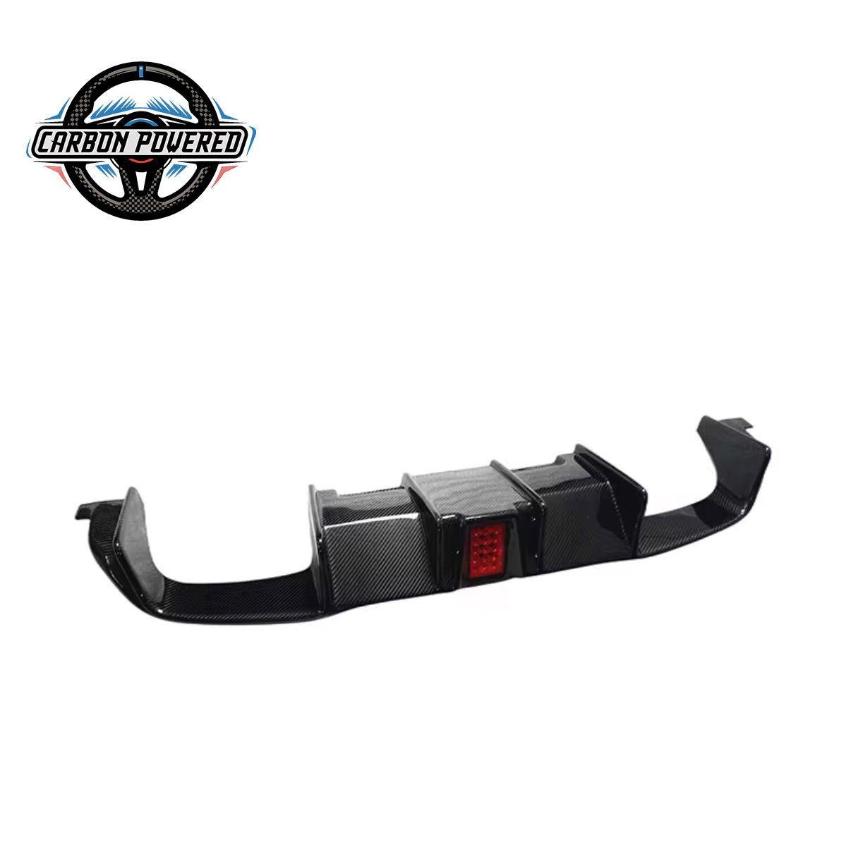 LED Style Carbon Fiber Rear Diffuser -- For BMW F87 M2 & M2 Competition