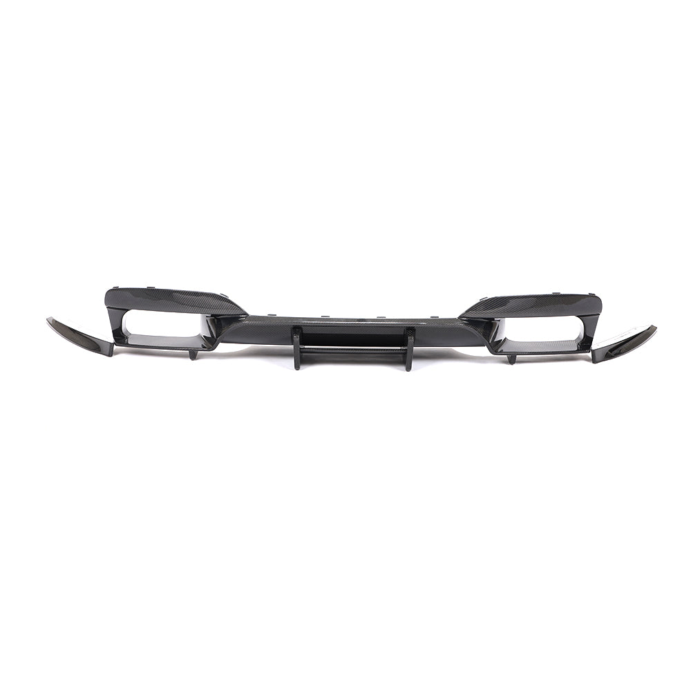 BMW 6-Series Base / BMW M6 - AK Style Wet Carbon Fiber Rear Diffuser