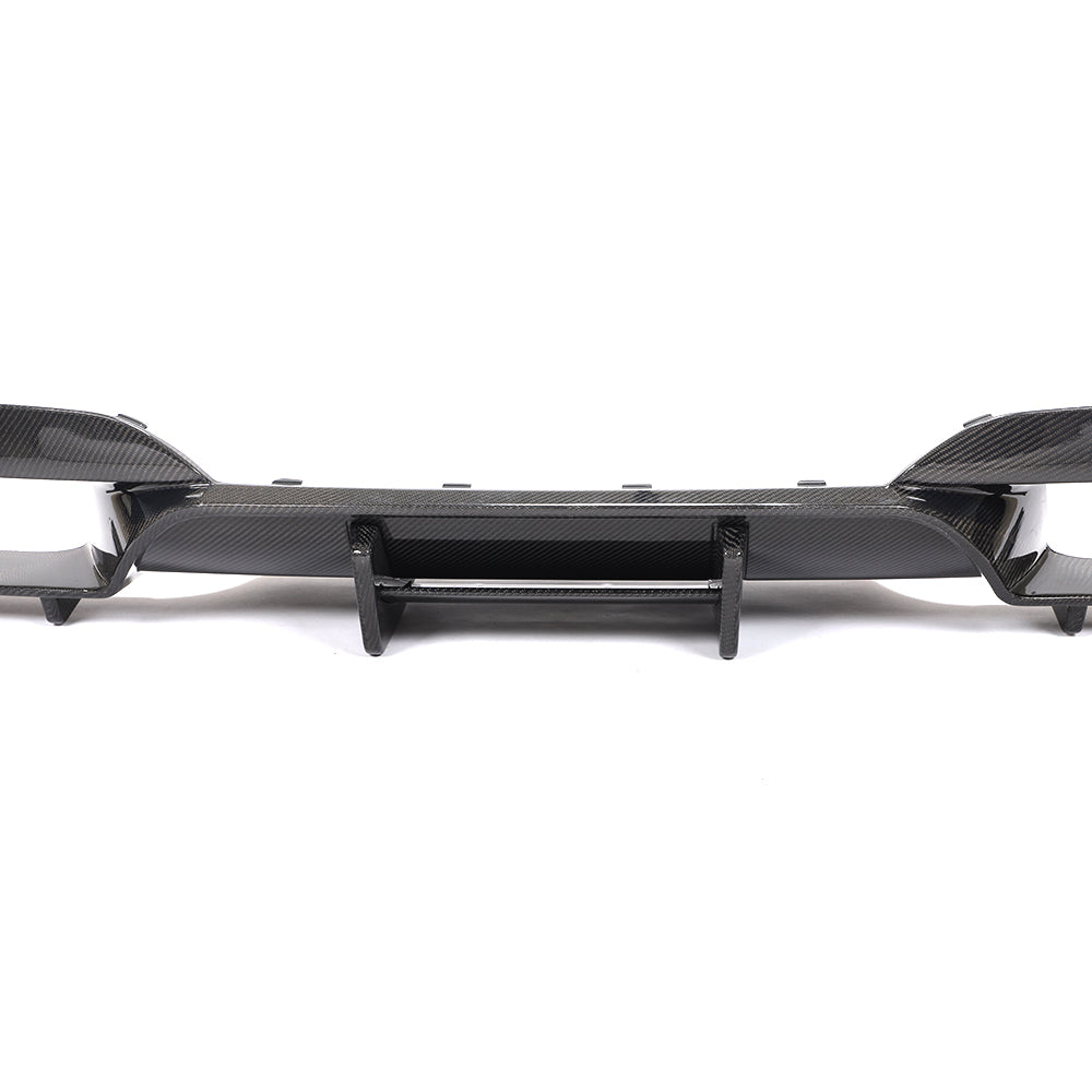 BMW 6-Series Base / BMW M6 - AK Style Wet Carbon Fiber Rear Diffuser