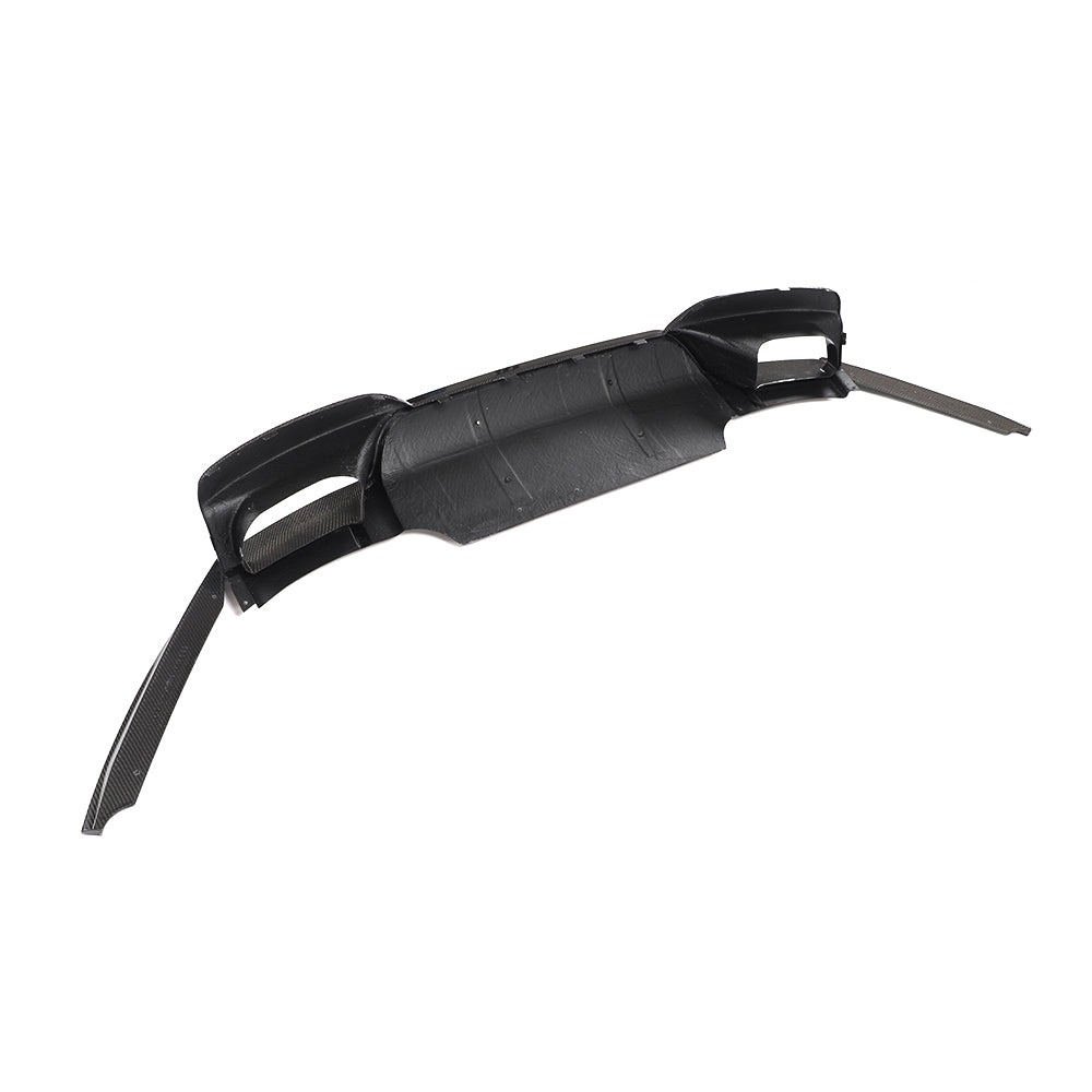 BMW 6-Series Base / BMW M6 - AK Style Wet Carbon Fiber Rear Diffuser