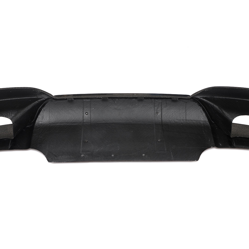 BMW 6-Series Base / BMW M6 - AK Style Wet Carbon Fiber Rear Diffuser