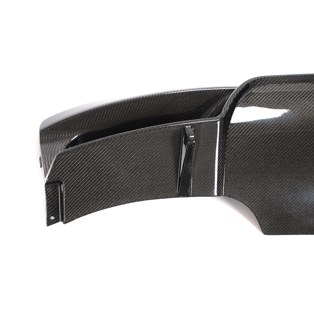 BMW 6-Series Base / BMW M6 - AK Style Wet Carbon Fiber Rear Diffuser