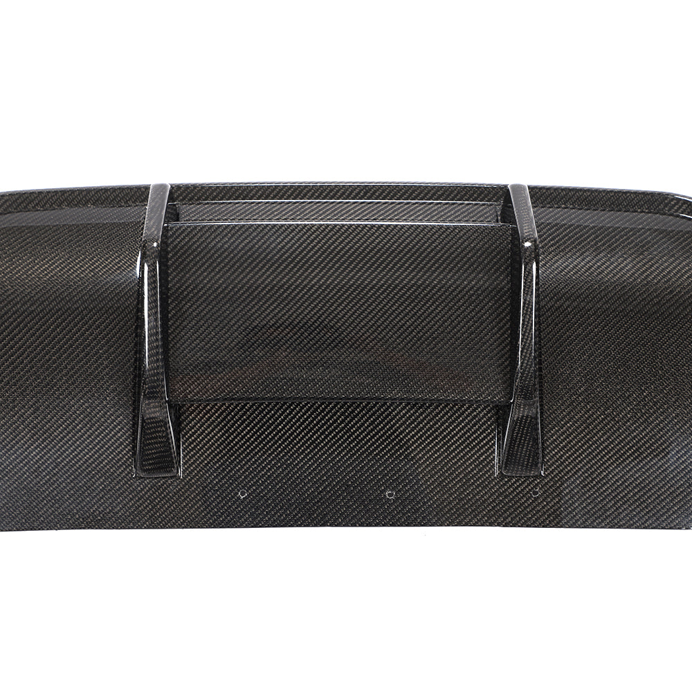 BMW 6-Series Base / BMW M6 - AK Style Wet Carbon Fiber Rear Diffuser