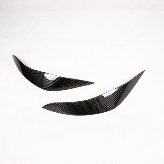 BMW F10 5-Series - Headlight Trim Style Wet Carbon Fiber Eye Lid