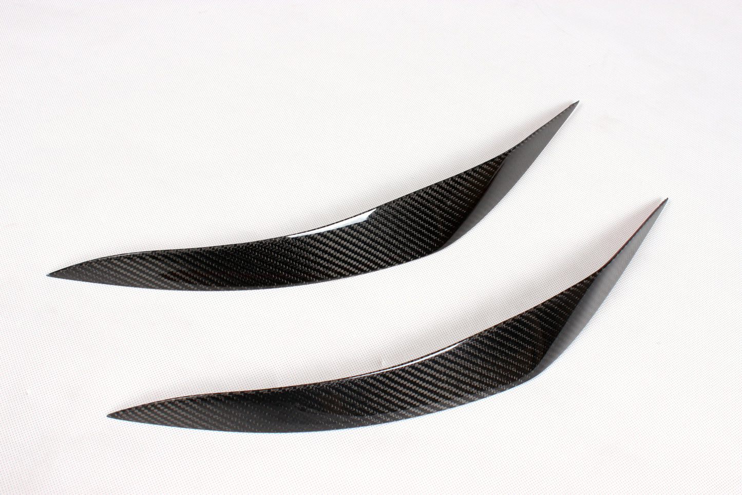 BMW F10 5-Series - Headlight Trim Style Wet Carbon Fiber Eye Lid