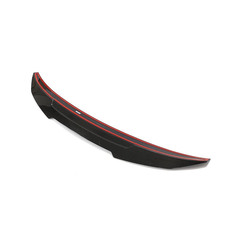 BMW G26 4-Series / i4 - PSM Style Wet Carbon Fiber Rear Trunk Spoiler