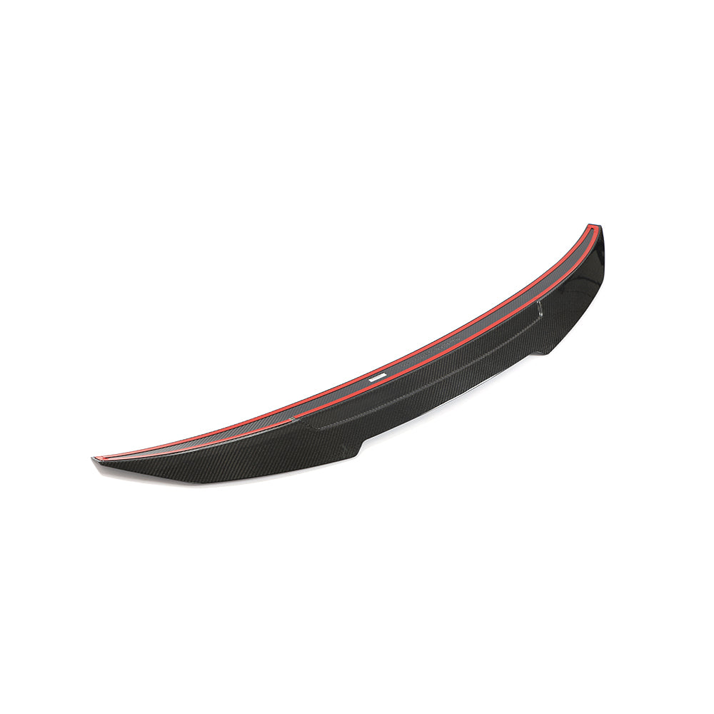 BMW G26 4-Series / i4 - PSM Style Wet Carbon Fiber Rear Trunk Spoiler