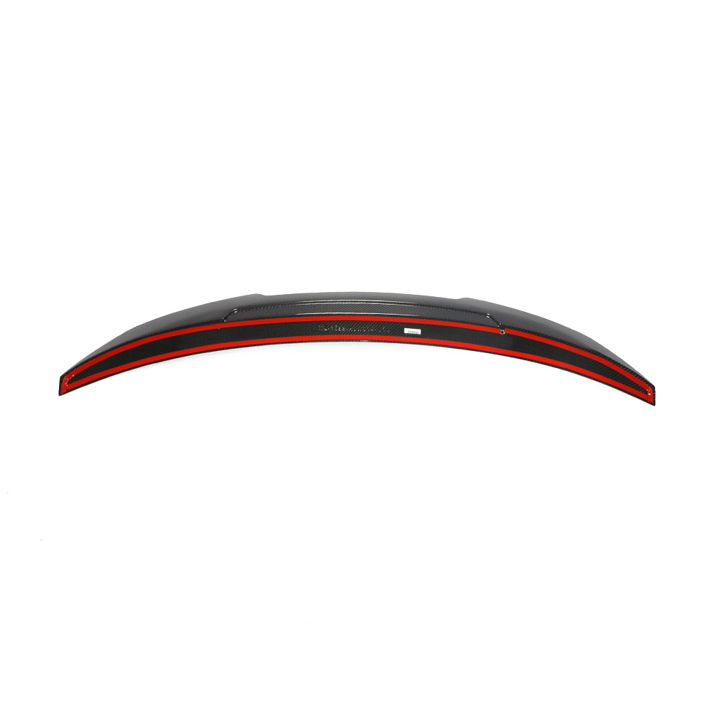 BMW G26 4-Series / i4 - PSM Style Wet Carbon Fiber Rear Trunk Spoiler
